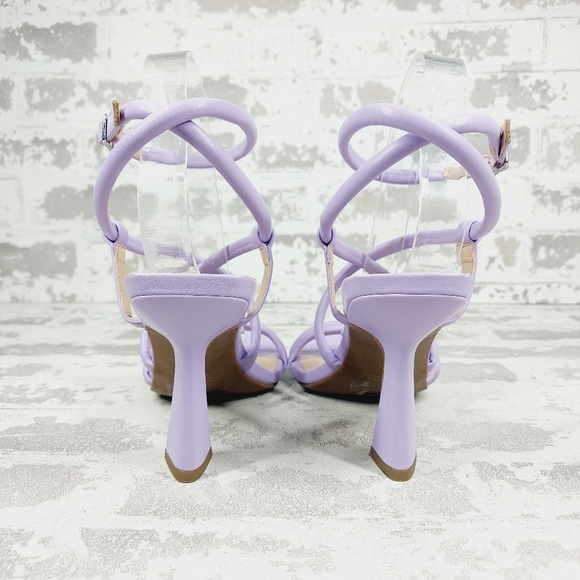 New BP. Ashlyn Square Toe Strappy Sandal In Purple D62 - Picture 6 of 16